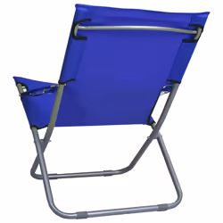 VidaXL 47902 chaise d'extérieur Terrace Tissu, Oxford, Acier Bleu - Vue supplémentaire 5