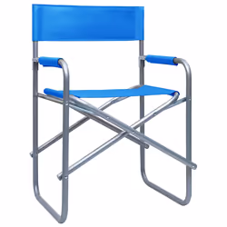 VidaXL 47917 chaise d'extérieur Terrace Polyester, Acier Bleu