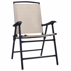 VidaXL 47924 chaise d'extérieur Terrace Acier, Textile Crème