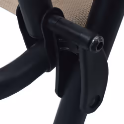 VidaXL 47924 chaise d'extérieur Terrace Acier, Textile Crème - Vue supplémentaire 7