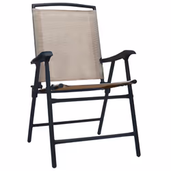 VidaXL 47925 chaise d'extérieur Terrace Acier, Textile Taupe