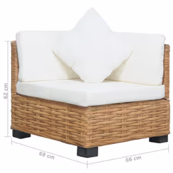 VidaXL 286279 banc de jardin Coton, Polyester - Vue supplémentaire 7
