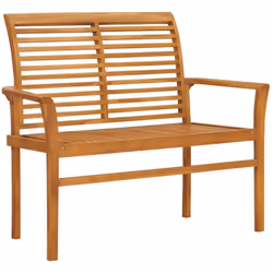 Avec un design élégant mais pratique, ce banc de jardin sublimera votre espace de vie extérieur ! Fabriquée en bois dur de te ...