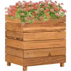 Ce lit surélevé en bois peut accueillir un nombre considérable de plantes ou de fleurs et sera un supplément élégant à votre  ...