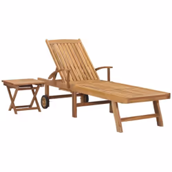 VidaXL 48017, Linge, Teck, 1950 mm, 595 mm, 51,5 cm, 35 cm