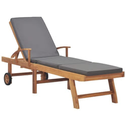 VidaXL 48023 chaise d'extérieur Linge Siège rembourré Teck Gris