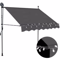 Cet auvent rétractable sera idéal devant la fenêtre, sur la terrasse, le balcon ou dans votre jardin. Cet auvent hydrofuge et ...