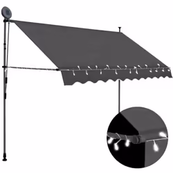Cet auvent rétractable sera idéal devant la fenêtre, sur la terrasse, le balcon ou dans votre jardin. Cet auvent hydrofuge et ...