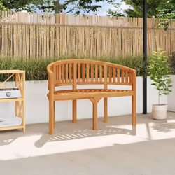 Ce banc, en forme de banane, est confortable et élégante et donnera une apparence simplement étonnante à votre jardin ou pati ...