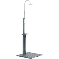 Vidaxl - Douche de jardin Anthracite Bois