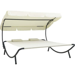 VidaXL 48068 lit d’extérieur Crème