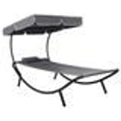 VidaXL 48079 chaise d'extérieur Terrace Siège rembourré Oxford, Acier Gris