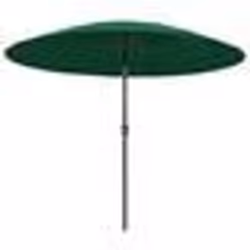 vidaXL Parasol d'extérieur avec mât en aluminium 270 cm Vert