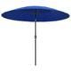vidaXL Parasol d'extérieur avec mât en aluminium 500 cm bleu azuré - TU