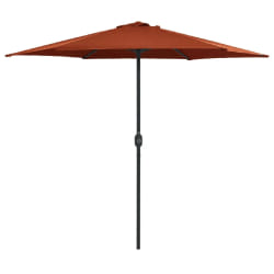 vidaXL Parasol 270x246 cm - Terre cuite