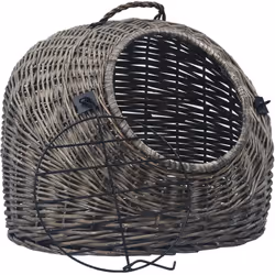 Avec cette cage de transport pour chats, vos chats se sentiront en sécurité lors de leurs déplacements ou de leurs visites ch ...