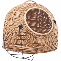 Avec cette cage de transport pour chats, vos chats se sentiront en sécurité lors de leurs déplacements ou de leurs visites ch ...