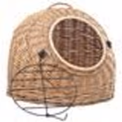 vidaXL Cage de transport pour chats 50x42x40 cm Saule naturel