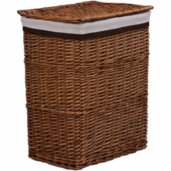 Le panier à linge, au design classique et fonctionnel, sera un excellent supplément à votre salle de bain. Fabriqué en saule, ...