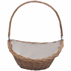 Ce panier à bois de chauffage durable avec une poignée de transport sera une solution de rangement idéale à côté de votre foy ...