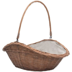 Vidaxl - Panier à bois de chauffage avec poignée 60x44x55 cm Saule