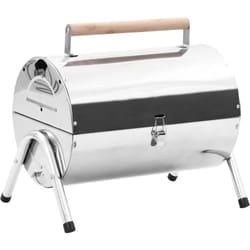 Vidaxl - Barbecue au charbon portable Acier inoxydable Grilles doubles