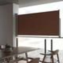 vidaXL Auvent latéral rétractable de patio 120x300 cm Marron