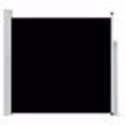 vidaXL Auvent latéral rétractable de patio 170x300 cm Noir - TU