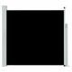 vidaXL Auvent latéral rétractable de patio 170x300 cm Noir - TU