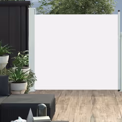 vidaXL Auvent latéral rétractable de patio 170x300 cm Crème - TU