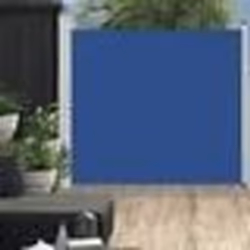 vidaXL Auvent latéral rétractable de patio 170x300 cm Bleu - TU