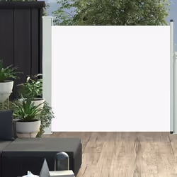 vidaXL Auvent latéral rétractable de patio 100x300 cm Crème - TU