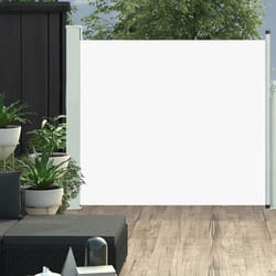 vidaXL Auvent latéral rétractable de patio 100x300 cm Crème - TU