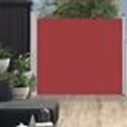 vidaXL Auvent latéral rétractable de patio 100x300 cm Rouge - TU