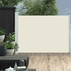 vidaXL Auvent latéral rétractable de patio 100x500 cm Crème - TU