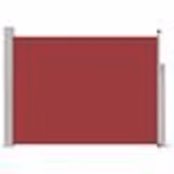 vidaXL Auvent latéral rétractable de patio 120x500 cm Rouge