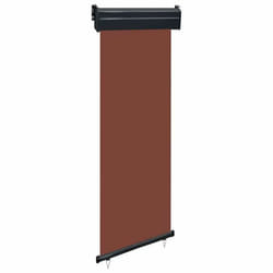 vidaXL Auvent latéral de balcon 65x250 cm Marron - TU
