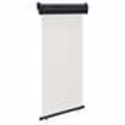 vidaXL Auvent latéral de balcon 105x250 cm Crème
