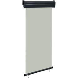 vidaXL Auvent latéral de balcon 105x250 cm Gris