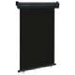 vidaXL Auvent latéral de balcon 125x250 cm noir