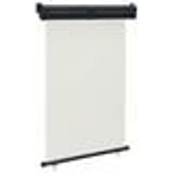 vidaXL Auvent latéral de balcon 125x250 cm Crème