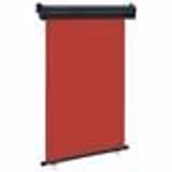 vidaXL Auvent latéral de balcon 125x250 cm Rouge