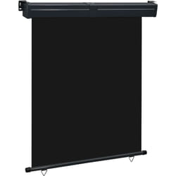 Auvent latéral de balcon 140x250 cm Noir