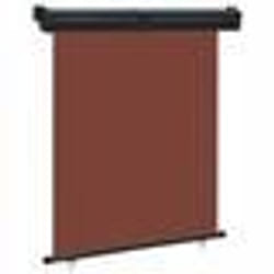 vidaXL Auvent latéral de balcon 145x250 cm Marron