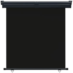 Vidaxl - Auvent latéral de balcon 165x250 cm noir