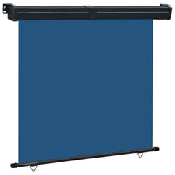 vidaXL Auvent latéral de balcon 165x250 cm Bleu