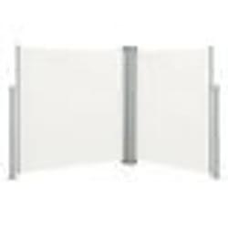 vidaXL Auvent latéral rétractable Crème 140 x 600 cm - TU