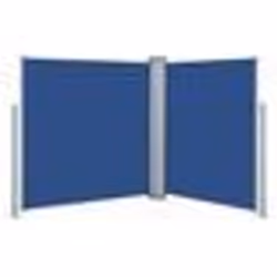 vidaXL Auvent latéral rétractable Bleu 140 x 600 cm - TU