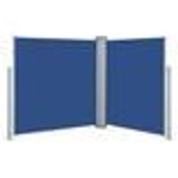 vidaXL Auvent latéral rétractable Bleu 140 x 600 cm - TU