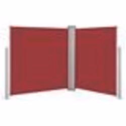 vidaXL Auvent latéral rétractable Rouge 140 x 600 cm - TU